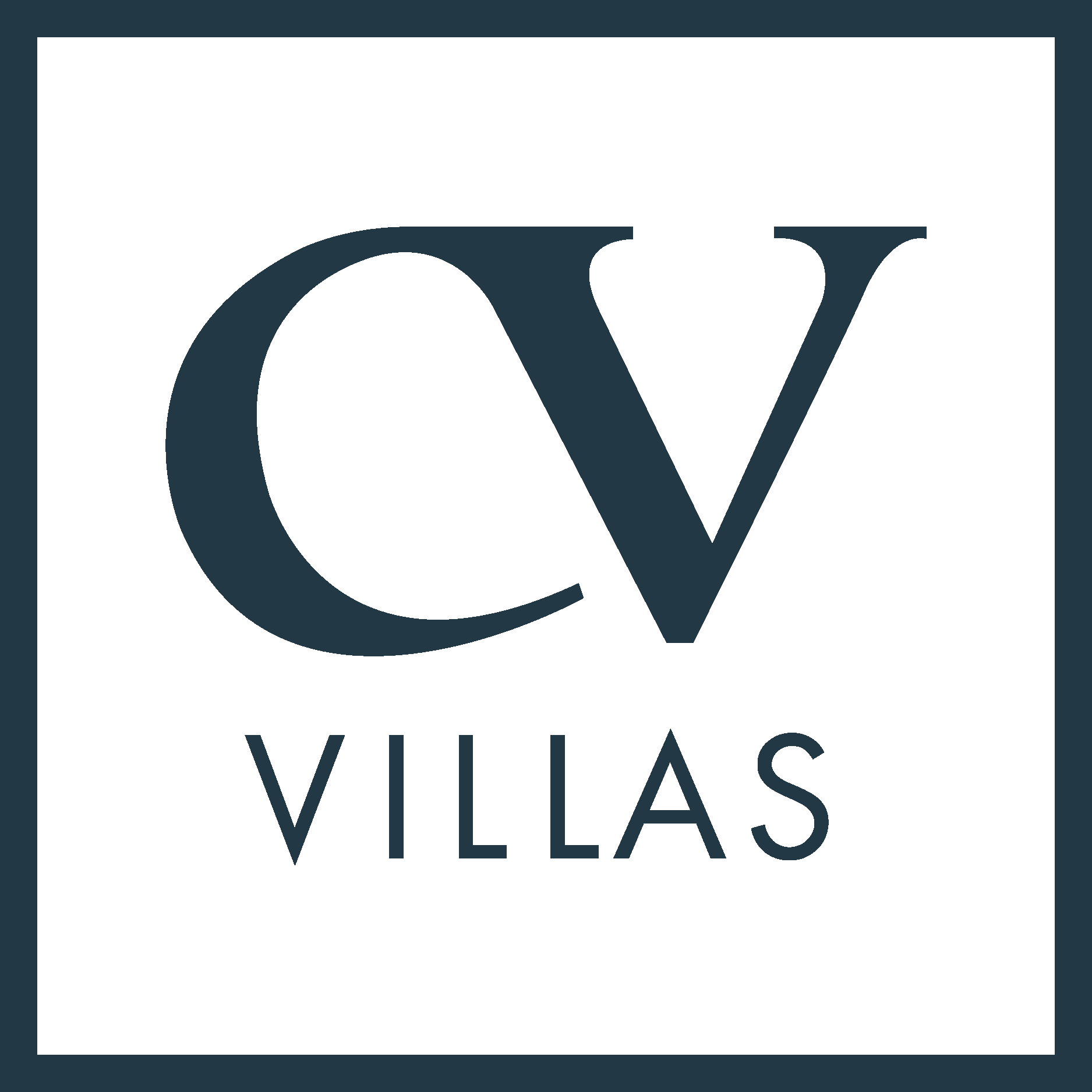 CV Villas Logo Vector Logo